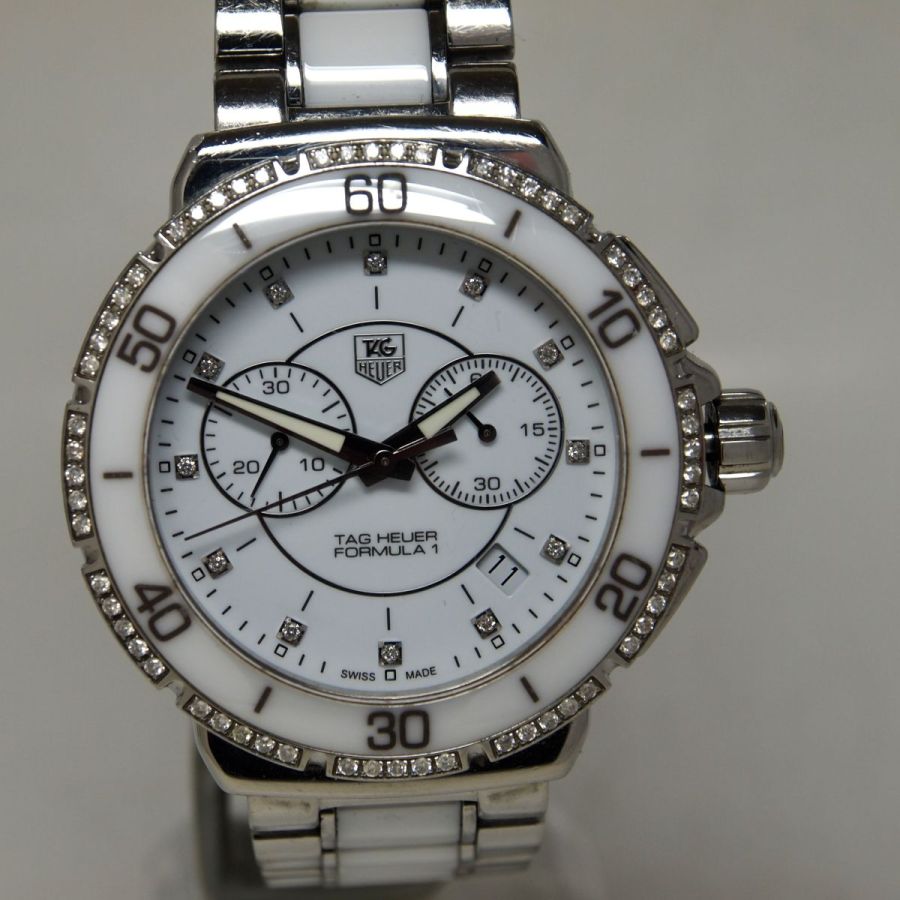 Tag heuer formula 1 white ceramic online